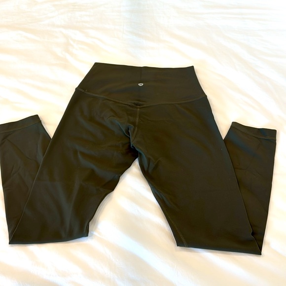 Olive green ALIGN leggings 25” - Picture 2 of 3